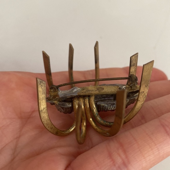 RARE 1930s Art Deco Bakelite Spider Brooch Riverdale - Picture 4 of 6